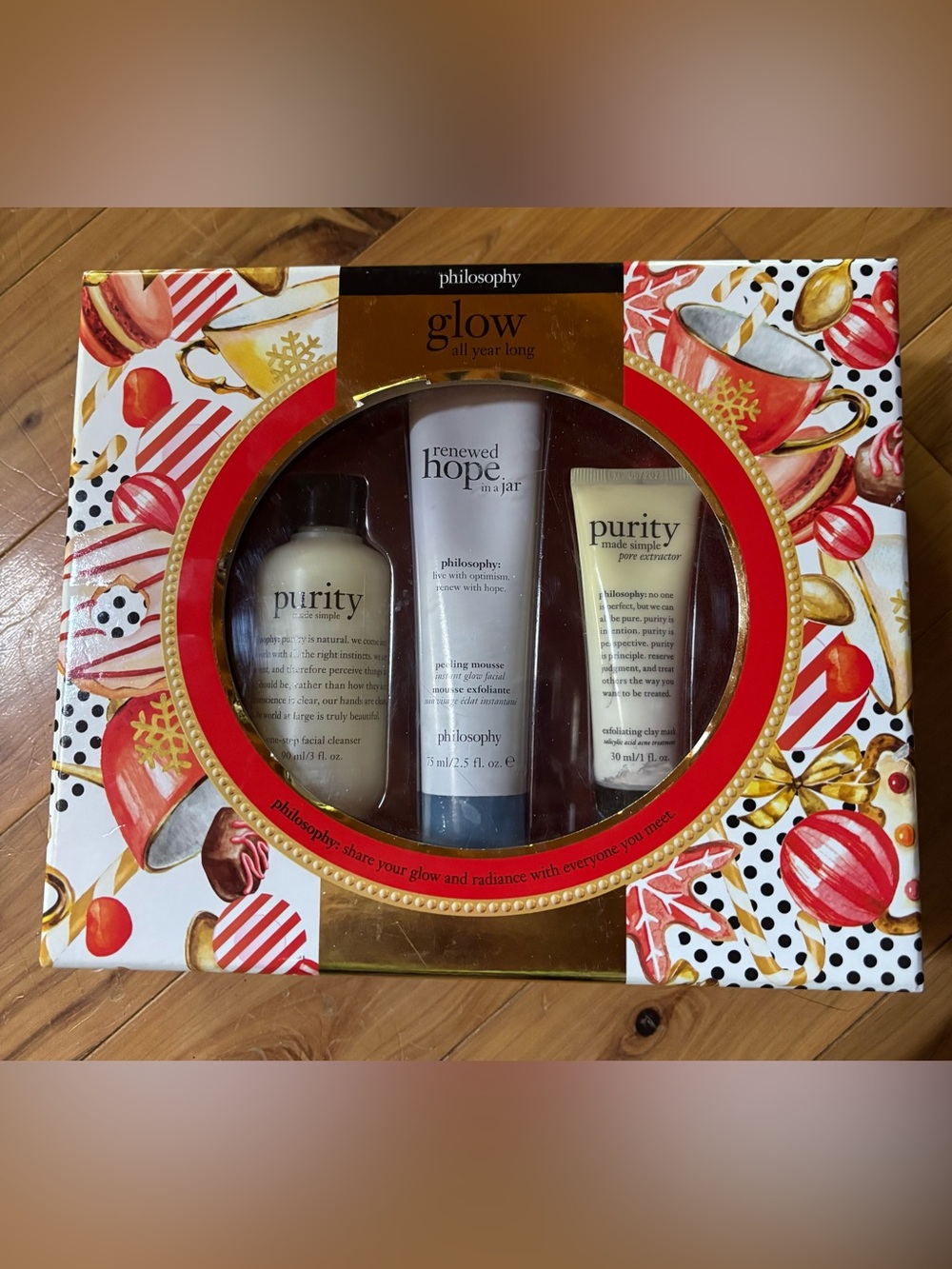 Philosophy Glow All Year Long 3 Piece Set New Sealed Bottles**expired Aug 2021**